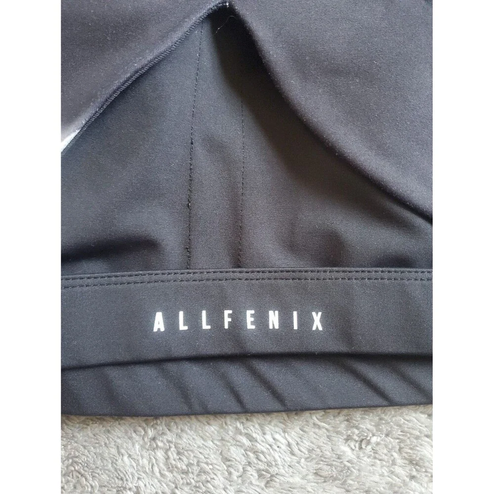 All Fenix Rosa Sports Bra in a black multi-color floral print Size M